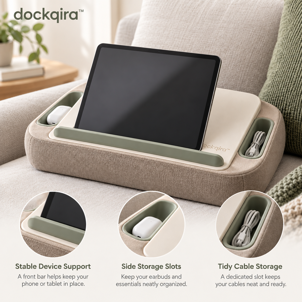 dockqira™ LapLine Device Cushion