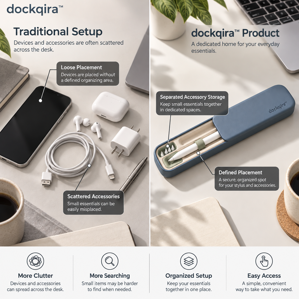 dockqira™ TouchSlide Stylus Case