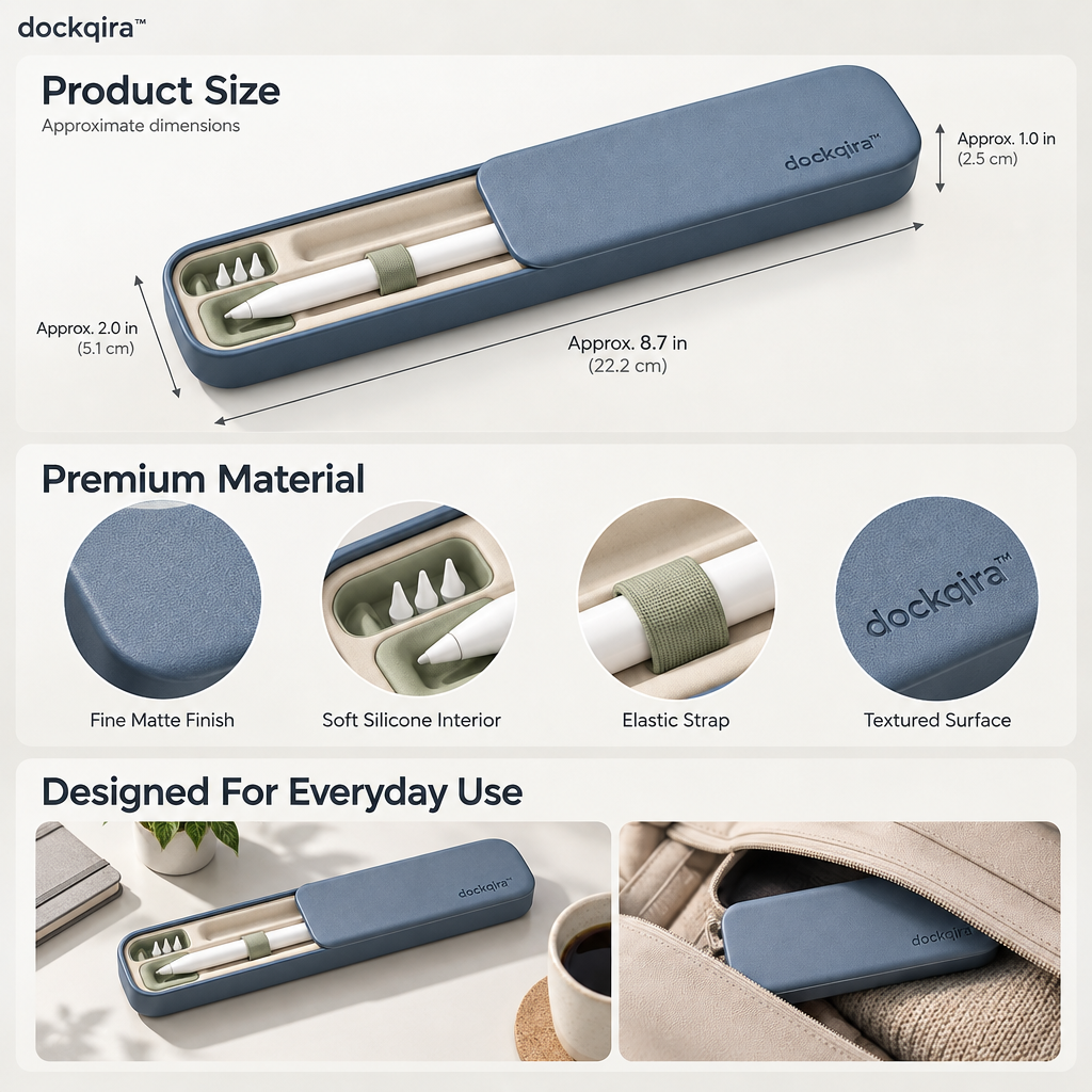 dockqira™ TouchSlide Stylus Case