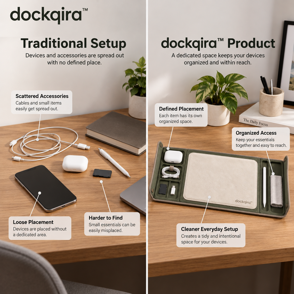 dockqira™ CleanFold Device Mat