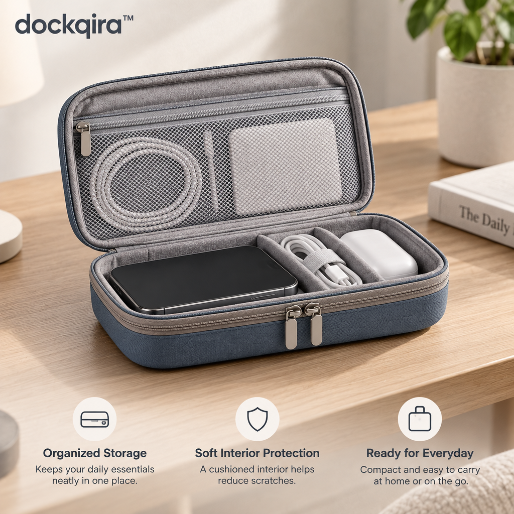 dockqira™ PocketGrid Accessory Case