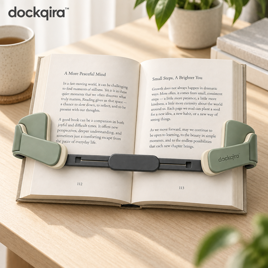 dockqira™ PageHold Reader Clip