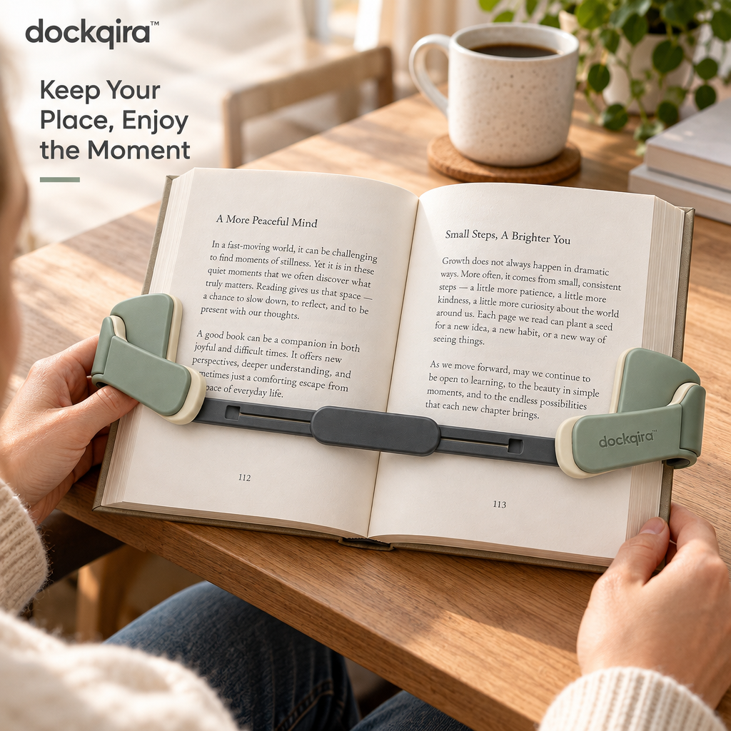 dockqira™ PageHold Reader Clip