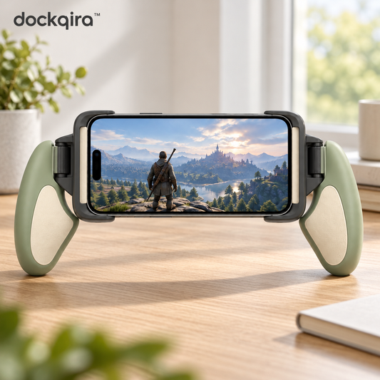 dockqira™ GripArc Mobile Game Handle