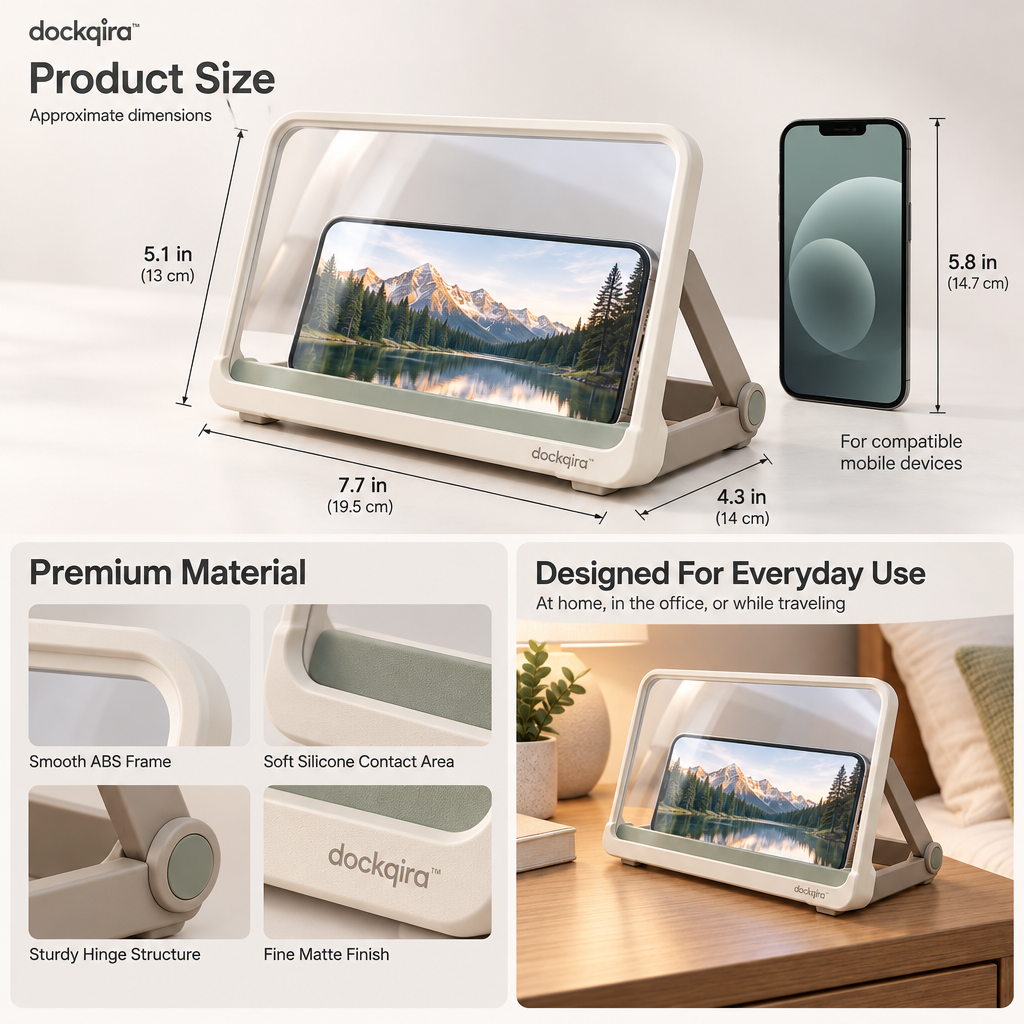 dockqira™ ViewFold Screen Magnifier
