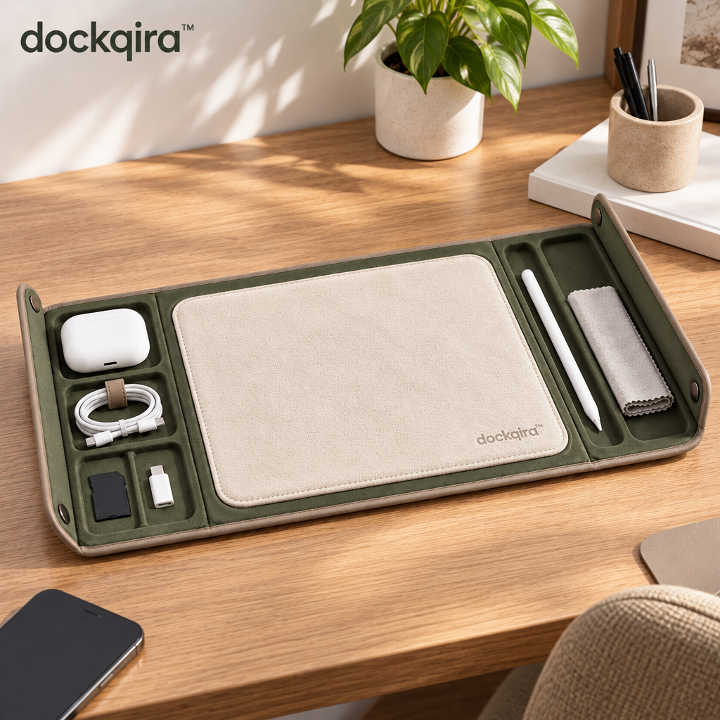 dockqira™ CleanFold Device Mat