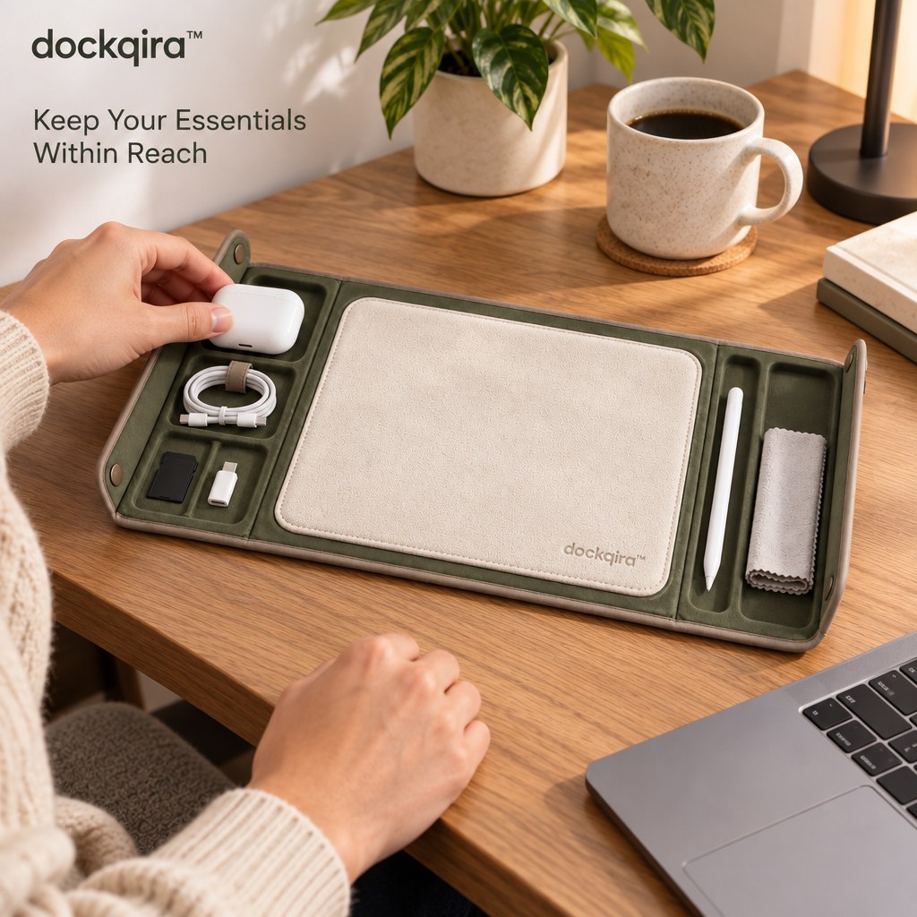 dockqira™ CleanFold Device Mat