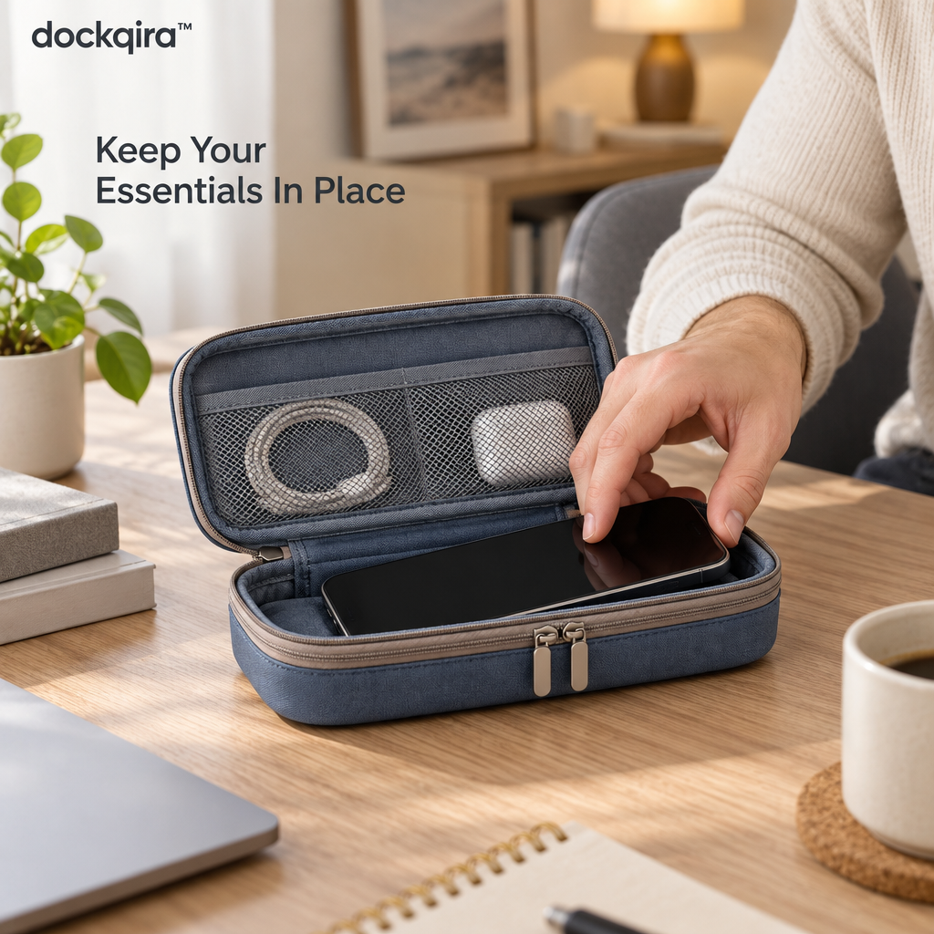 dockqira™ PocketGrid Accessory Case